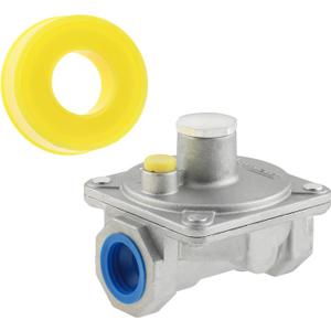 3/4" Natural Gas Pressure Regulator, Adjustable Natural Gas Regulator fits for NG/LPG Applications, Pressure 4"WC for NG, 10"WC for LPG; 1/2PSI Gas Regulator Fit for Commercial or Domestic Gas Stove