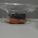 Tisspoms 1LB Black Orange Crinkle Cut Paper Shred Filler, Paper Shreds for Basket Fillers, Birthday, Gift Wrapping, Anniversary, New Years, Graduation Decor Party Filler