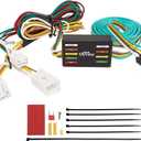 Oyviny 4 Way Flat Trailer Wiring Harness 55307 for Toyota RAV4 2001-2005, RAV4 Trailer Light Wiring
