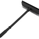 Turtlewax 15.9" Window Squeegee for Car,2 in 1 Window Cleaner with Long Stainless Steel Handle,Sponge Car Squeegee for Gas Station, Glass,Shower,Outdoor High Window Cleaning (15.9")