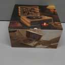 RetroBeat Time Vintage Portable Music Box  CD with Speakers, Bluetooth Transmitter, Rechargeable, USB/AUX, MultiMode Gift(Brown)