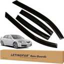 Window Visors Rain Guards for Acura TL 2004 2005 2006 2007 2008 Accessories, Wind Deflectors Vent Shades for Acura TL