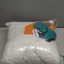 Small Shredded Memory Foam Pillow for Travel and Camping - Compressible Medium Firm Bed Pillow, Contoured Support, Breathable Cover, Machine Washable, Ideal Backpacking, Airplane and Car