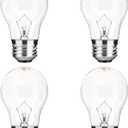 Appliance Oven Light Bulb A15 40W High Temperature 500 Degrees Resistant for Refrigerator Over Stove Microwave Range Hood Lava Lamp Replacement Bulb E26 Medium Base 120V Warm White