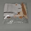 Bencailor 12 Pcs Bear Baby Shower Honeycomb Centerpieces Neutral Cream Bear Baby Shower Table Decorations Birthday Party Table Centerpieces Toppers(Brown)