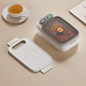 xeamun Cordless Electric Lunch Box for Adults, 14000mAh Rechargeable Auto Heated Lunch Box, 1L Portable Self-Heating Food Warmer for Car, Office, Travel, Picnic & outdoor