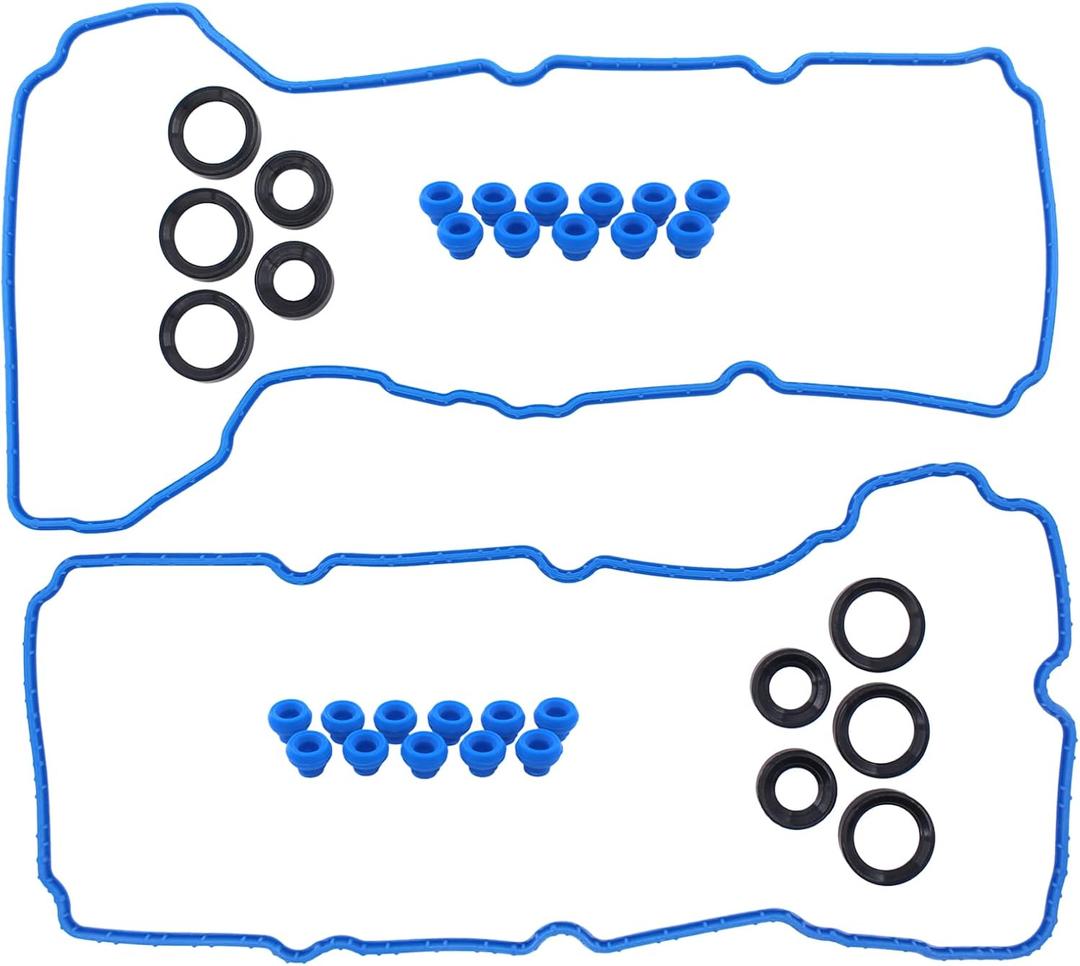 NewYall Engine Valve Cover Gasket Kit for Ford Edge Explorer F-150 Mustang Flex Police Interceptor Taurus Transit-150/250/350 Lincoln Continental MKS MKZ MKT MKX