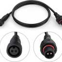 3-Color in 1 Dimmable String Lights Extension Cord Waterproof Extension Cable for ASIN B082LSMCXH / B08MTHL1M3 / B082LX3YV4 / B09J21T543 / B0B4J3JSC3 / B07Y2YRFK1