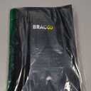 Bracoo Waist Trimmer Sweat Band for Women & Men, Sauna Belt for Lower Belly Fat, Adjustable Stomach Wrap for Workout, SE22, Black S-M