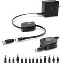 ReTrak Premier Series Retractable Universal Laptop Charger 67 Watts