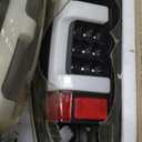 HECASA Tail Lights Compatible with 2002-2006 Chevy Chevrolet Avalanche 1500 2500 LED Tube Bar Replacement for GM2800153 GM2801153 Rear Brake Lamps Taillights Clear Lens Black Housing