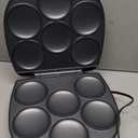 Baker's Friend Electric Arepas Maker with Browning Control, Mini Pancakes Maker, Pancake Maker Pan, Tostiarepa, Makes Arepas, Corn Patties, Mini Pancakes, Breakfast Sandwiches, Fried Eggs, Graphite