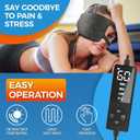 sticro Stye Eye Compress Heating Pad for Stye Treatment, Moist Heat Eye Mask for Stye Chalazion Blepharitis Relief, 3 Temp & 5Timer Settings for Both Left & Right Eyes