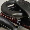 Medline Steel Rollator Walker for Adult Mobility Impairment, Burgundy, 350 lb. Weight Capacity, 6” Wheels, Foldable, Adjustable Handles, Rolling Walker for Seniors