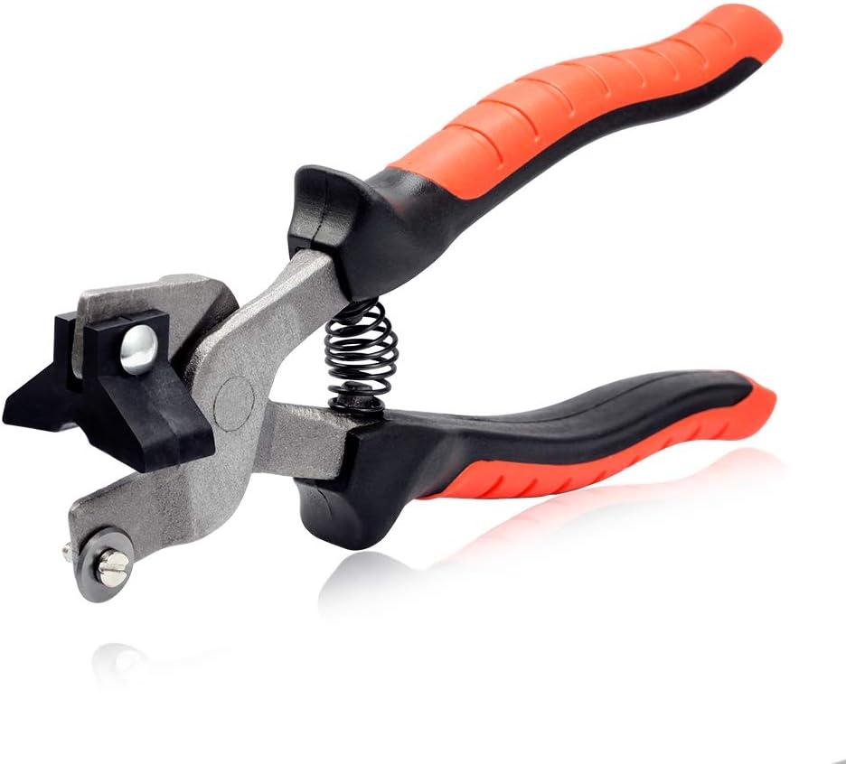 SPEEDWOX Mosaic Nippers 8" Tile Nippers with Strong Plastic Breaker Bar Scoring Wheel for Cutting Porcelain Ceramic Mirror Professional Glass Cutters Score Tile Tool Heavy Duty Fathers Day Gifts