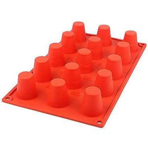 Silicone Cake Mold Fondant Jelly Pudding Ice Cube Molds Mousse Mould DIY Bakery Accessories (Cone Shape)