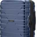 BAGSMART Carry On Luggage 22x14x9 Airline Approved with Spinner Wheels,Lightweight 20 Inch Luggage with TSA Lock,Expandable Hard Shell Carry On Suitcases for Men Women,Dark Blue