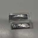 HOMOTEK Recessed Pocket Door Pull Handle, Edge Flush Pull, Hidden Finger Pull, Modern Pocket Hardware for Sliding Door, 80x22x16mm, Stainless Steel 304 (Matte Black, 2pack)