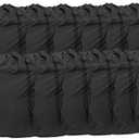 Extra Large Laundry Bag 12 Pack, Travel Laundry Bags with Drawstring Closure, 30"x40", for college, dorm and apartment dwellers (12PCS Black)