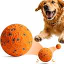 Fsitego Interactive Dog Ball Toys, Automatic Moving Bouncing, Rotating Smart Dog Toy for Small, Medium, Large to Keep Them Busy, Durable E-TPU Material & IP65 Waterproof, 5H Continuous Use(Orange)