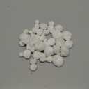 Pack of 12 Yarn Pom Poms for Hats 8CM-3INCH Party Supplies Handmade Detachable Art and Craft Fuzzy Pom Poms Decorative Accessories (White)