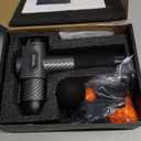 TOLOCO Massage Gun, Deep Tissue Back Massage for Athletes for Pain Relief, Percussion Massager with 10 Massages Heads & Silent Brushless Motor, Valentines Day Gifts for Him Her, Black