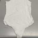 girls High-neck Tank Leotar M, White