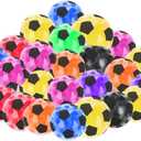 20 Pack Mini Stress Balls Set Fidget Toys for Adults, Colorful Soccer Squishy Squeeze Stress Relief Ball, Party Favors Bags Gifts