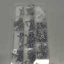 358PCS Machine Screws and Nuts Assortment Kit, #6-32#8-32#10-24 Phillips Pan Head Bolts Assorted, 304 Stainless Steel Nuts Bolts and Flat Washers Set