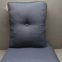 Greendale Home Fashions Outdoor 2-Piece Sunbrella Deep Seat Cushion Set, Spectrum Denim