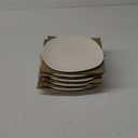 Stone lain Delilah Salad Plate 6-Piece Dish Set, Porcelain, Lime Green