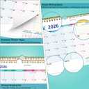 5 x 2026-2027 Wall Calendar - Run Now to Jun 2027, 14.57 x 11.42 In, 2026 Calendar, 18 Months Calendar 2026-2027, Monthly Calendar with Ruled Blocks, Thick Paper, Holidays, To-do Notes