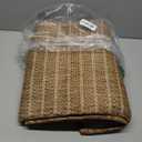 Adiva Rugs Outdoor Indoor Area Rug, Weather Resistant, Easy to Clean, Stain Resistant Floor Mat for Dining Room, Backyard, Deck, Patio (Wooden, 5' x 7')