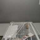 ELEVON Baby Gate for Stairs Doorways, 29.133.8" Extra Wide 36 Tall Dog Gate with Auto-Close, Pressure Mounted Walk Through Pet Gate, White