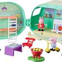 Peppa Pig Caravan Playset for Girls and Boys, 3 Figures, 6 Accessories, Preschool Toys, Kids Gifts, Ages 3+