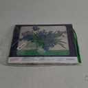 Cork Placemats Set 4 Table Mats Gardening Gift for Plant Lover, Botanical Metropolitan Museum Van Gogh Iris Wipe Off Top Cork Back Table Decor 12 x 16