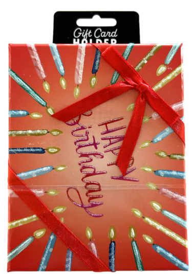 Happy Birthday Gift Card Holder 4 pack