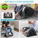TISSCARE Shiatsu Foot Massager with Heat, FSA Eligible HSA Foot Massager for Plantar Fasciitis, Neuropathy, Circulation and Pain Relief, Massage Feet at Home/Office, Gift for Men and Women