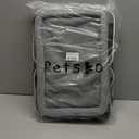 Petskd Top-Expandable Pet Carrier 18x13x9.5 Inches Southwest Airline Approved, Soft-Sided Carrier for Small Cats and Dogs with Locking Safety Zippers and Anti-Scratch Mesh(Grey)