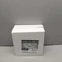 Lullaby 60PCS Pearl White Scalloped Plastic Plates with Gold Rim, Disposable Elegant Plates Include 30pcs Dinner Plate 10.25", 30pcs Dessert Plate 7.5", Perfect for Daily Use, Wedding and Party