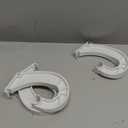 ClosetMaid 5629 Support for SuperSlide Hanging Bar, White 10 Pack