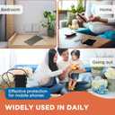 EMF Shield Sleeve for Cell Phone, 2 in 1 Radiation Blocker Sleeve, 100% Silver Fiber Lining & Waterproof Case | RFID Blocking Anti 5G EMF Protection for Pregnant Women (Size 4"x 8", Universal Fits)