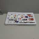 Daron Delta Airport 25-Piece Die-Cast Metal and Plastic Airplanes, Vehicles, and Accessories Playset Toy and Collectible for Ages 3+