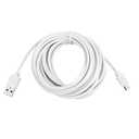 Smays Micro USB Power Cable for Wyze Cam v3, Nest, Arlo Q, Blink, Ring Mini Cam, Yi Dome - 12ft Charger Cord