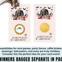 Gothic Scratch Off Game Cards (30 Pack)  Halloween Party Games, Pumpkin Baby Shower, Spooky Wedding, Engagement Activities  Pink & Black Scratch-Off Cards for Events and Celebrations