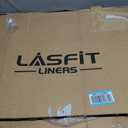LASFIT Floor Mats for Jeep Grand Wagoneer/Grand Wagoneer L 2022 2023 2024 2025 7 Seats (NOT Fit for 8-Seat) All Weather TPE Custom Fit Car Mats Floor Liners 1st & 2nd & 3th Row, Black