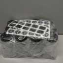 12 Pack 16 oz Clear Plastic Spice Jars With Black Plastic Lids, Spice Bottles, Seasoning Containers with Chalk Labels, Pen, Spices Containers For Kitchen Cabinet