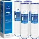 CX1280XRE Pool Filter Cartridge, Compatible with Hayward SwimClear C5000, C5020, C5025, C5030, Hayward C1280E, CX1280XRE, Pleatco PA131-PAK4, Unicel C-7494, Filbur FC-1227, FC-6435, 4 Pack