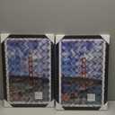 LUCKYLIFE 12x18 Poster Frame Black Set of 2, Display Pictures 11x17 with Mat or 12x18 without Mat, Wall Mount