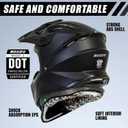 Youth Dirt Bike Helmet,Kids ATV Helmets with Gloves Goggles for Youth Boys Girls 5-14 Ages,Four Wheeler Helmet Kids Motocross BMX MX UTV Snowmobile Go Kart Full Riding Racing Skateboard